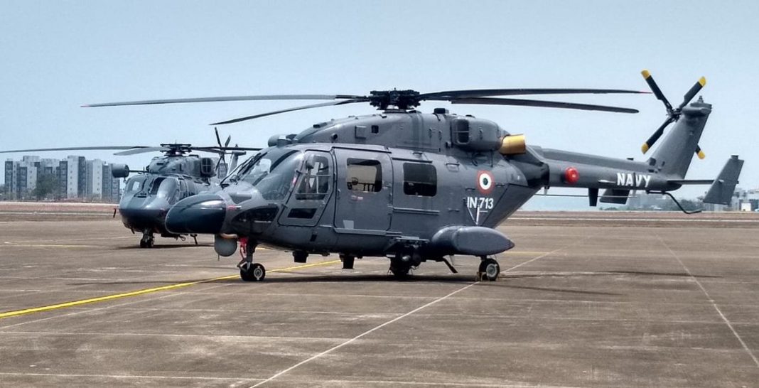 Alh Mk Iii Helicopters Inducted As Dega Flight At Ins Dega Dde