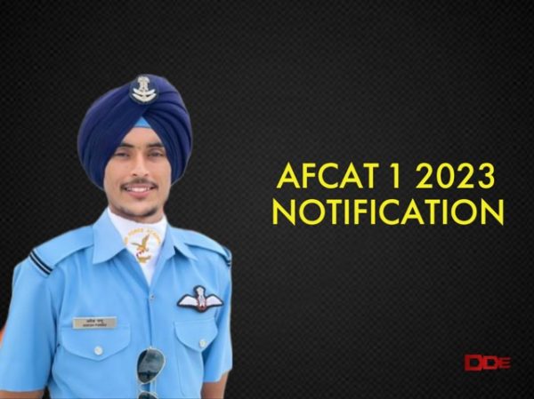 Afcat Notification Last Date To Apply Today Dde