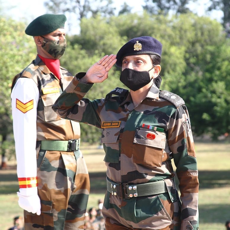 indian army salute