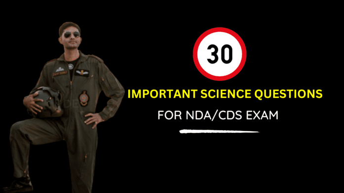 important science questions nda 2023