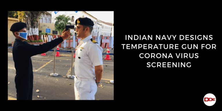 indian navy corona virus temperature gun