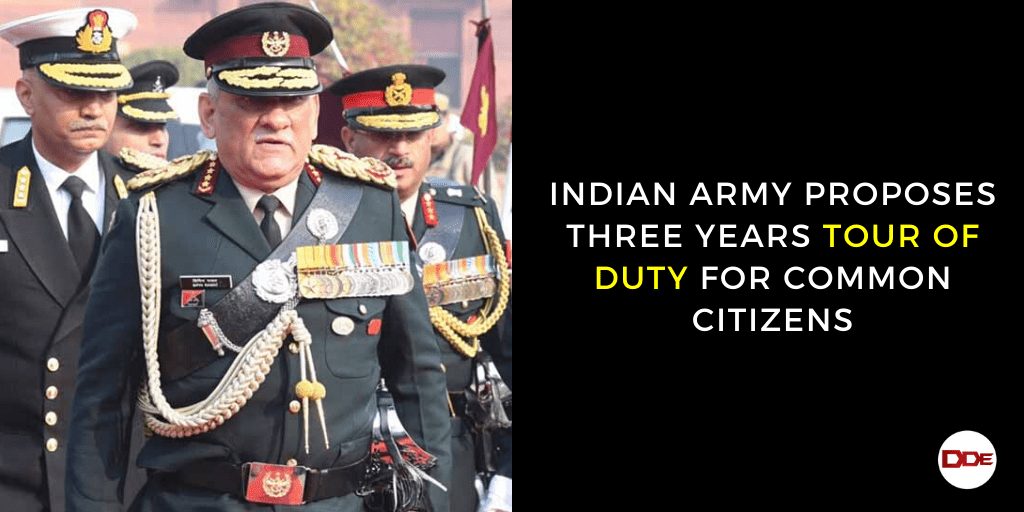 indian army proposes tour of duty