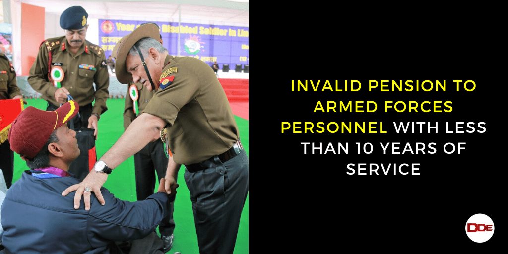 armed forces disability pension