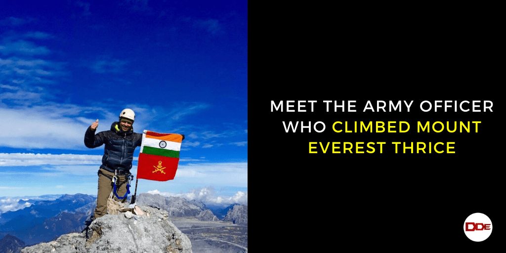 army officer mt everest