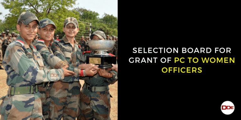 selection board women permanent commission