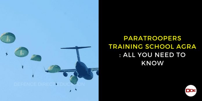 paratroopers training school agra