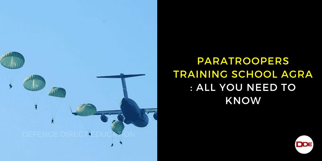 paratroopers training school agra
