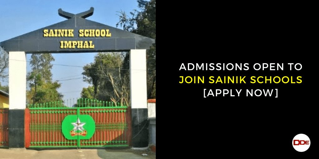 sainik school admission 2021