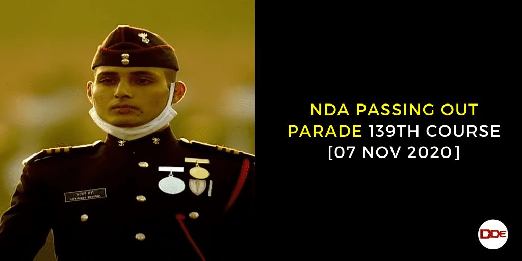 nda passing out parade 139th course