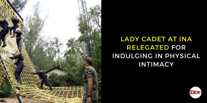 lady cadet ina relegated physical intimacy