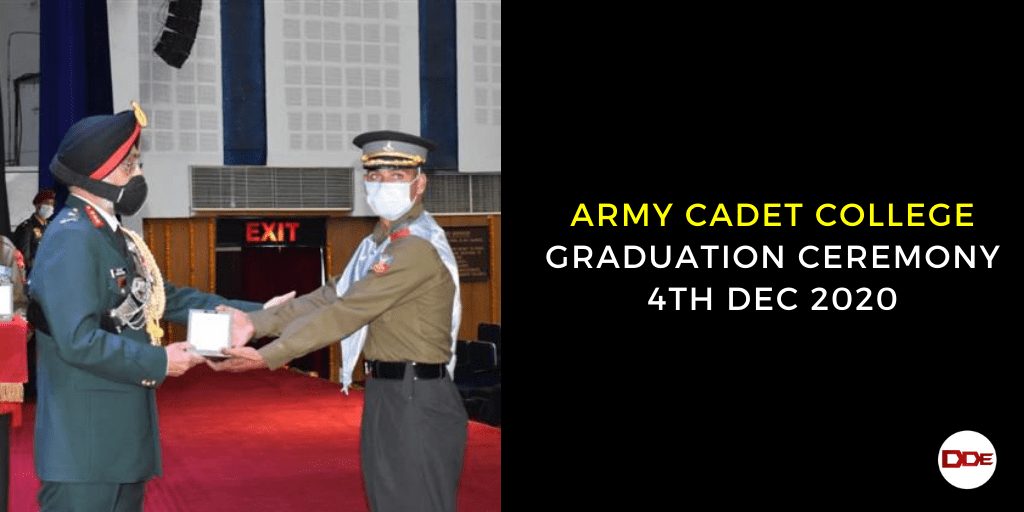 army cadet college graduation ceremony 2020
