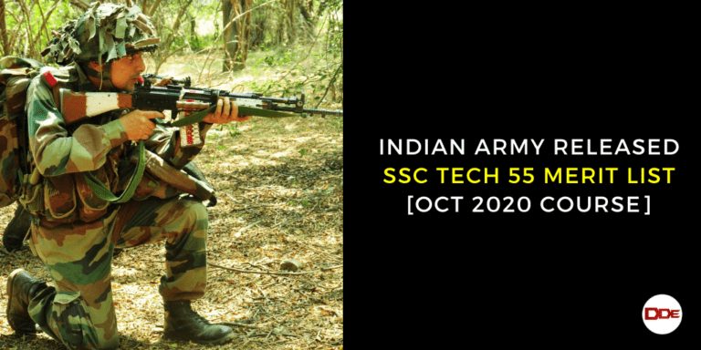 indian army ssc tech 55 merit list