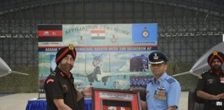 Affiliation of Assam Regiment and Arunachal Scouts