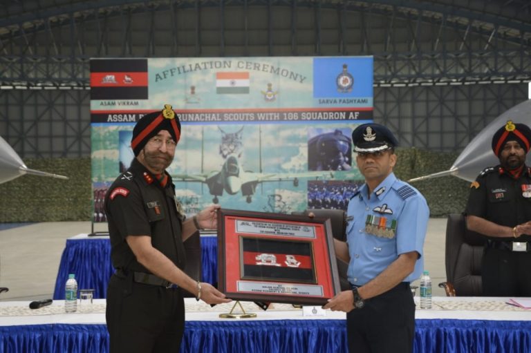 Affiliation of Assam Regiment and Arunachal Scouts