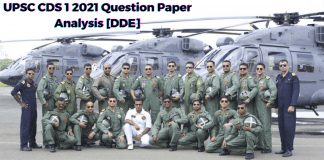 UPSC CDS 1 2021 Paper Analysis
