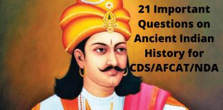 Important Questions on Ancient Indian History