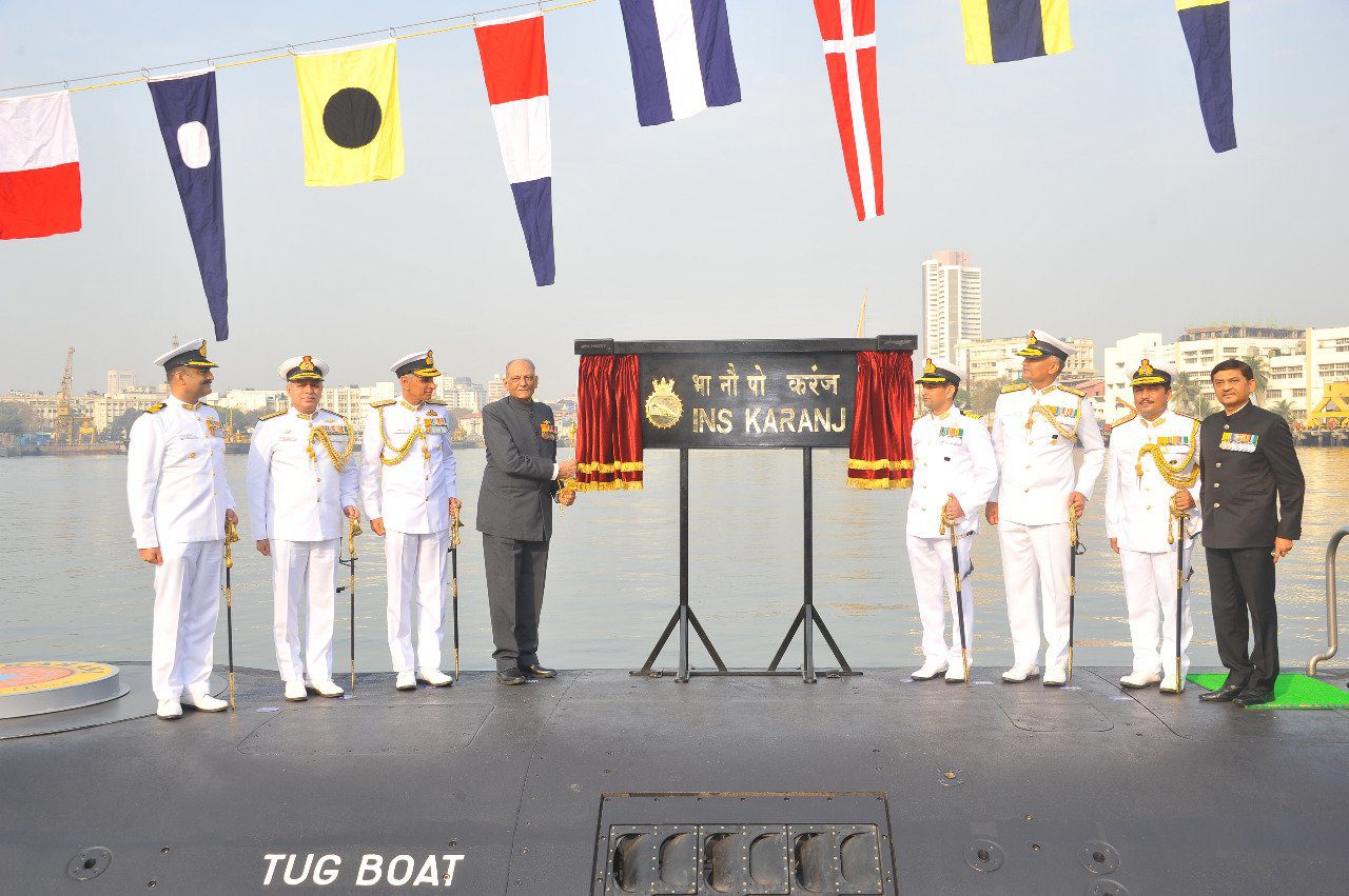 ins karanj submarine commissioned