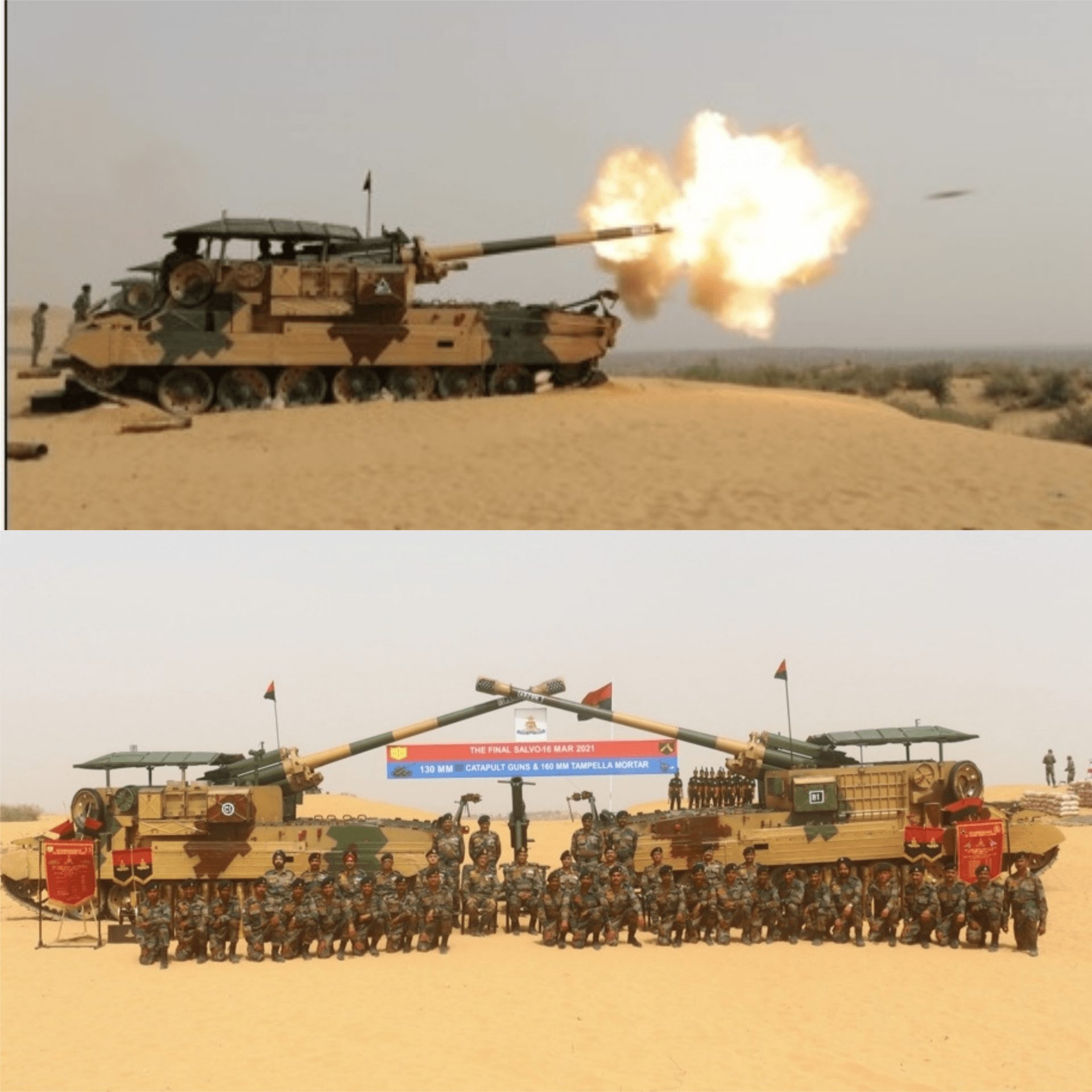 130mm Self Propelled M-46 Catapult Guns