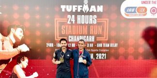 Para Officers 24 hour run Lt Col Swaroop Singh Kuntal and Major Sachin Singh Kuntal