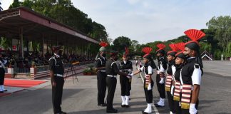 women military police passing out parade