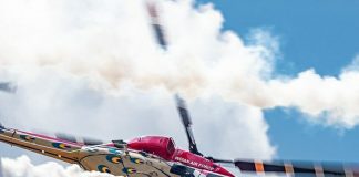 Sarang helicopter team maks