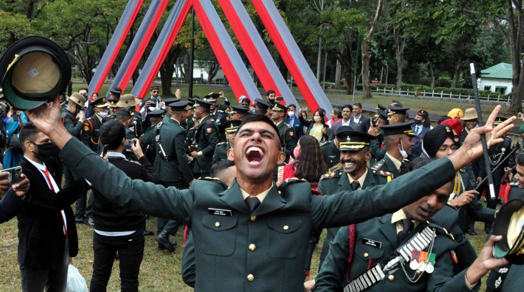 indian military academy passing out parade autumn term 2022