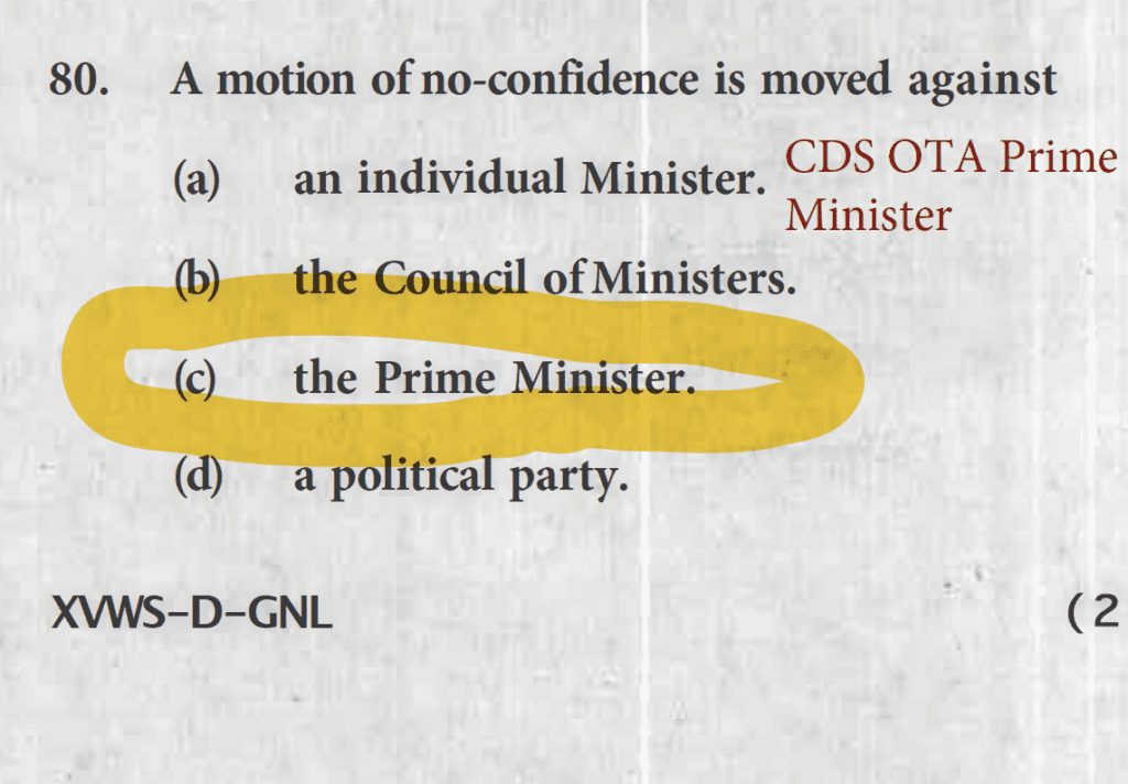 prime minister