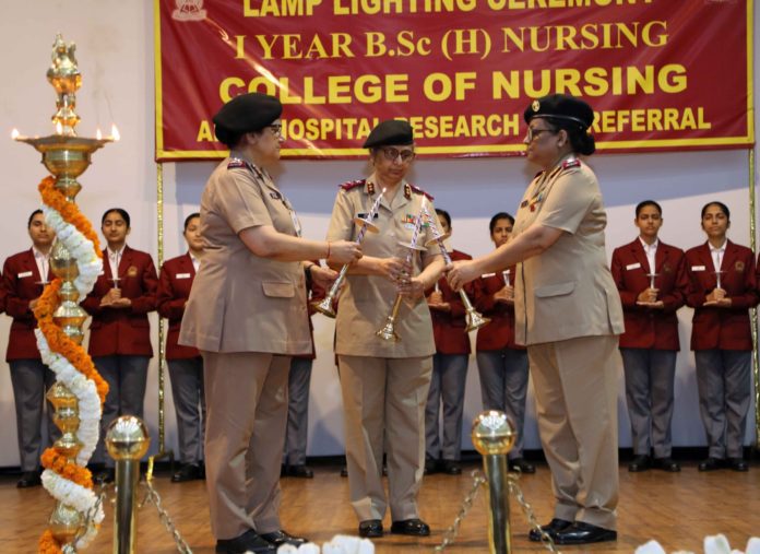 lamp lighting ceremony military nursing service