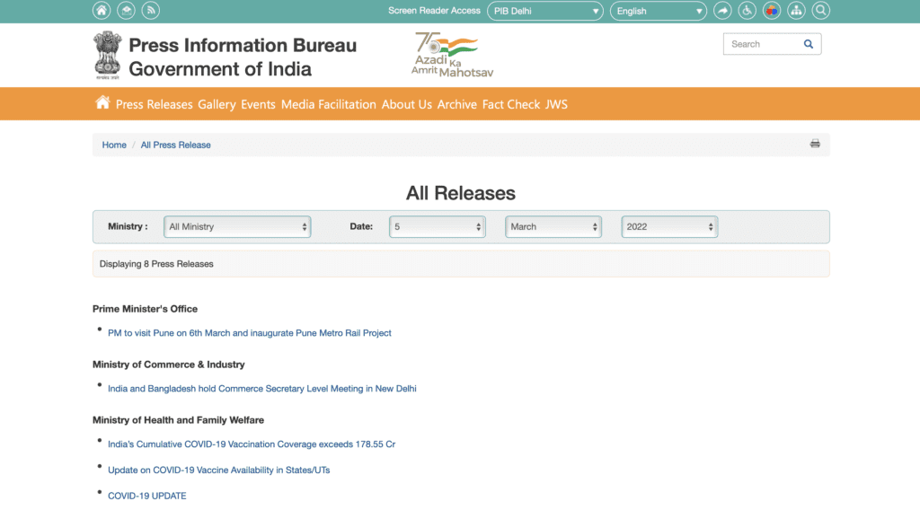 PIB release current affairs