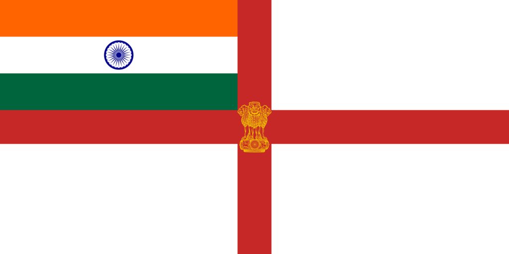 history of Indian Navy ensign