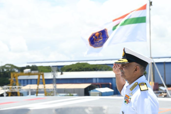 history of Indian Navy flag