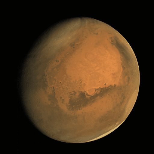 Mars as seen from Mangalyaan MOM