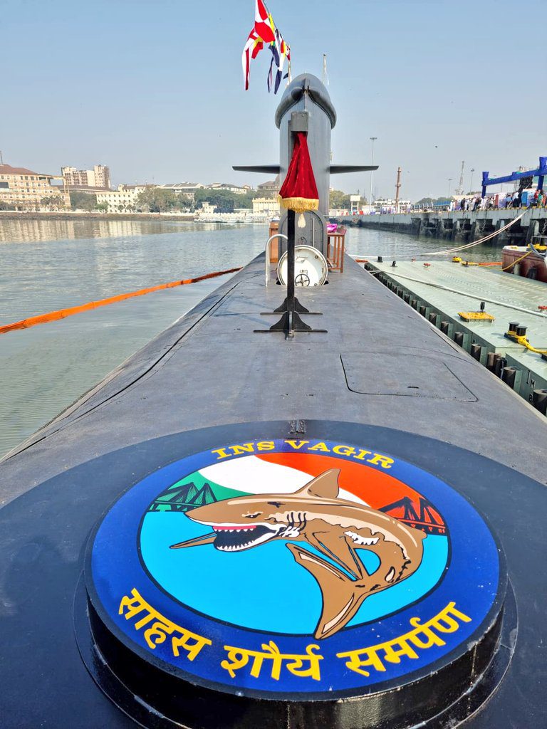 Scorpene class Submarine INS Vagir