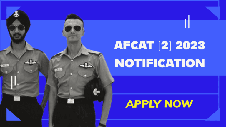 AFCAT (2) 2023 Notification [eligibility, syllabus & exam date]