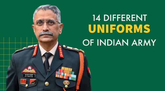 different uniforms of indian army