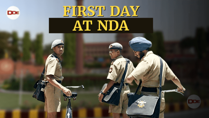 first day at national defence academy