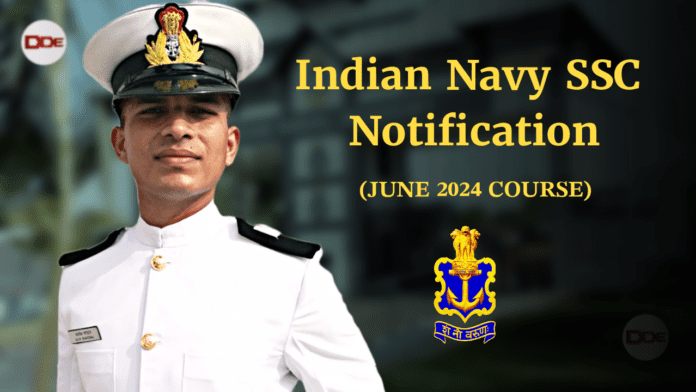 Indian Navy ssc notification 2024