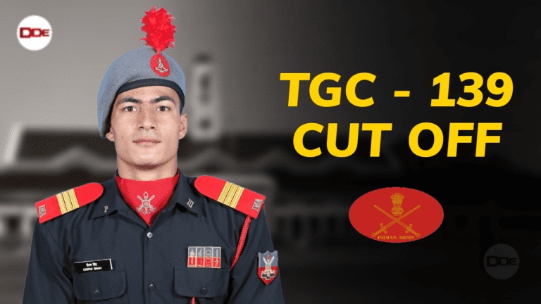 tgc 139 cut off indian military academy