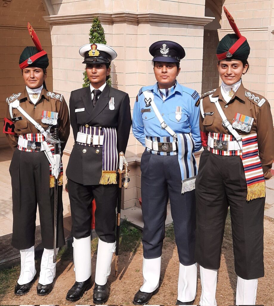women officers republic day parade 2024