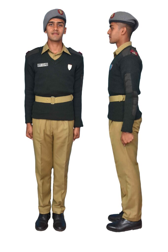 different uniforms national defence academy