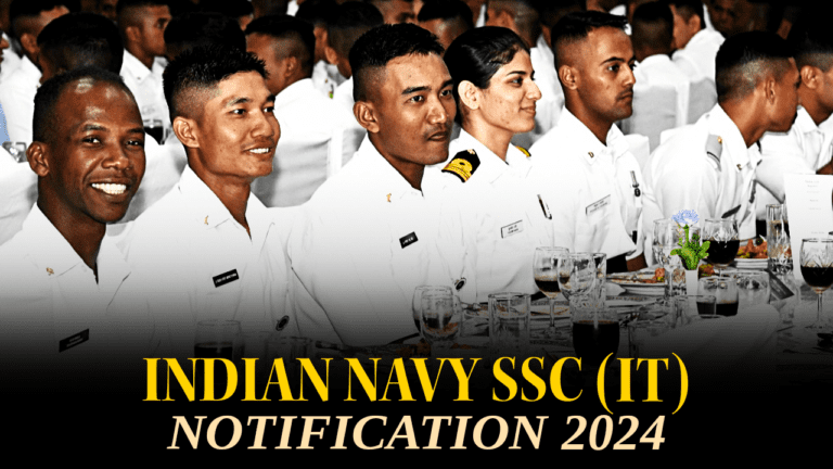 Indian Navy SSC IT Notification (Executive Branch) 2024