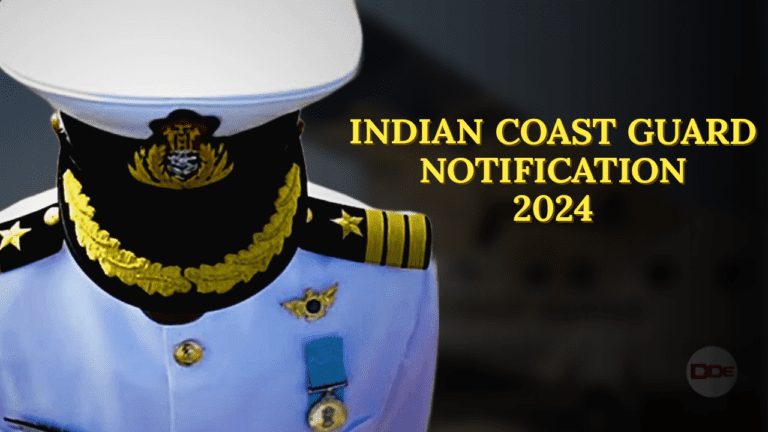 Indian Coast Guard notification 2024
