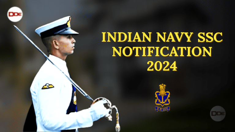 Indian Navy SSC notification 2024