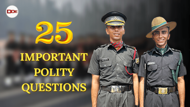 important polity questions cds 2024