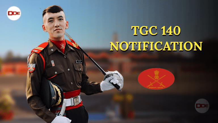 tgc 140 notification indian army