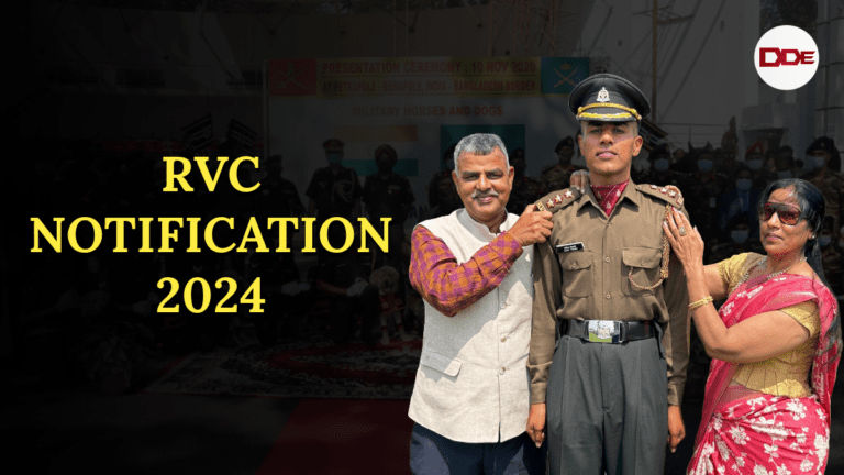 Remount Veterinary Corps Notification 2024