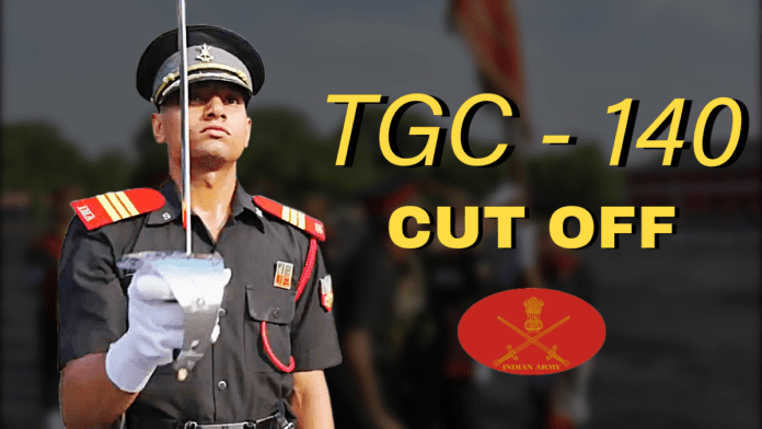 tgc 140 Cut off Indian military academy