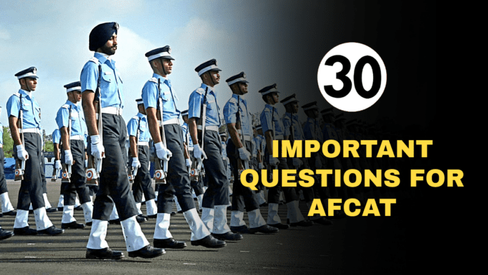 important questions afcat 2024