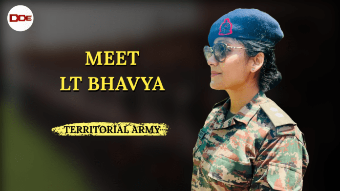 bhavya narasimhamurthy territorial army