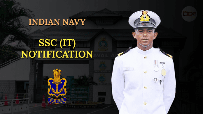 Indian Navy ssc it notification 2024